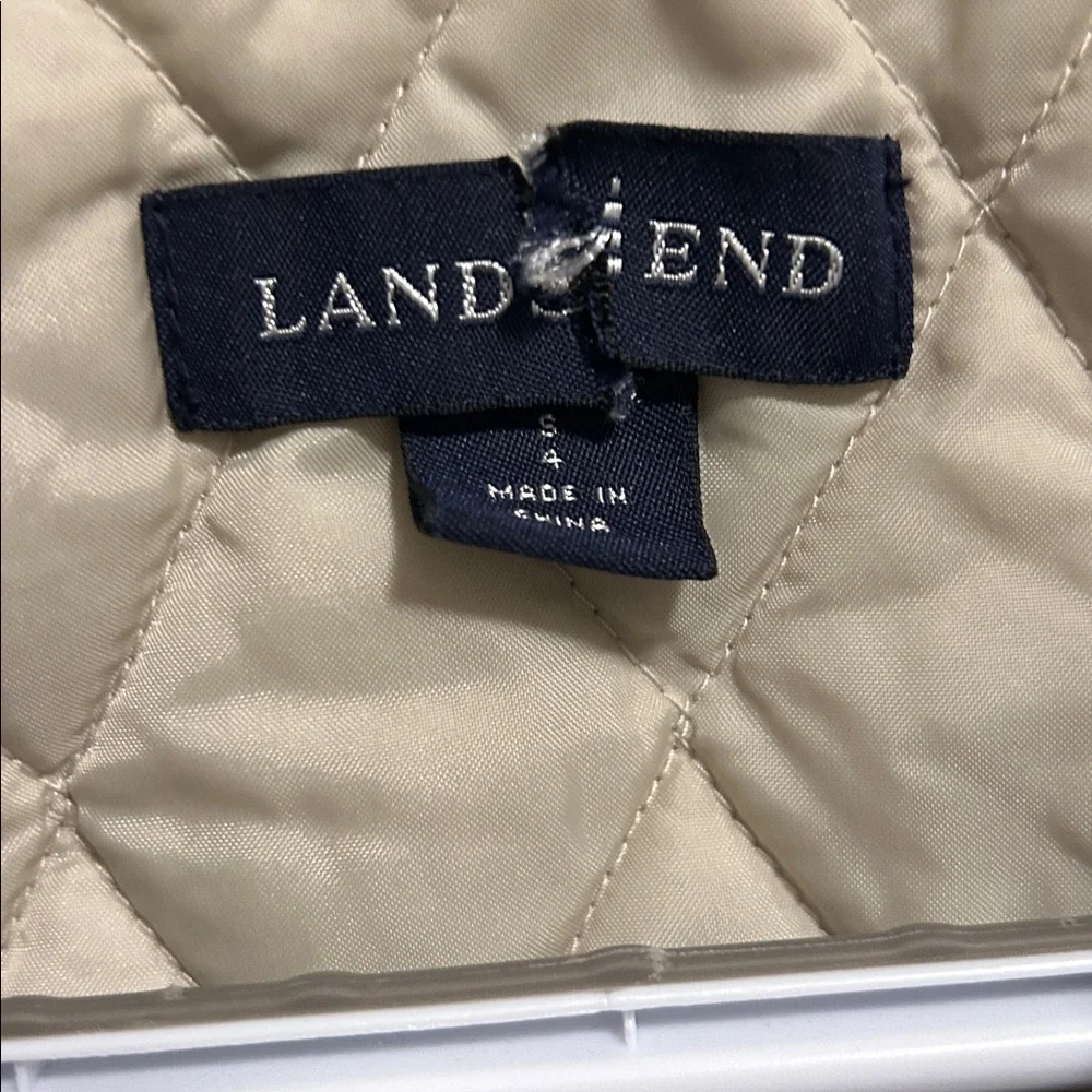 Lands End Toddler Sherpa Lined Corduroy Jacket Brown Size 4‎